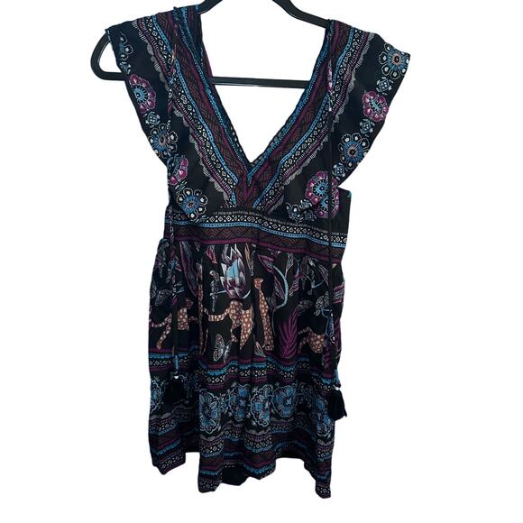 NEW Anthropologie V-Neck Plunge Tunic Mini Dress XXSP - Picture 5 of 8